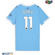 Ženski Nogometni dresi Manchester City Jeremy Doku #11 Domači 2025-26 Kratek Rokav
